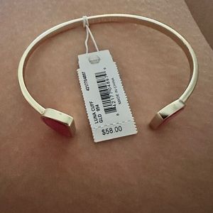 Kendra’s Scott pink mother of pearl gold adjustable bracelet